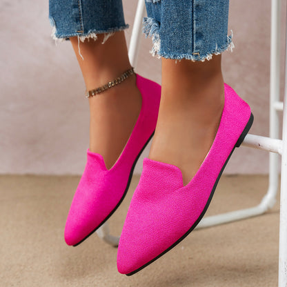 Women’s Flat Pointed-Toe Thin Shoes — Casual Everyday Flats FitiqueFit