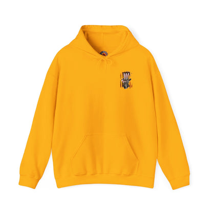 Patriotic Skull Hooded Sweatshirt The Devil's Pickle