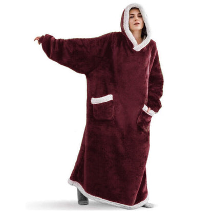 Oversized Wool Hoodie Blanket ViralGalleria.com