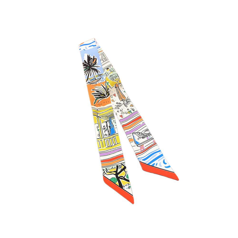 Palm Parade Twily Scarf - Polyester Blend Deep South Originals