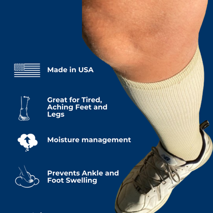 Women's Over The Calf Compression Stocking Socks (1 Pair) DSC