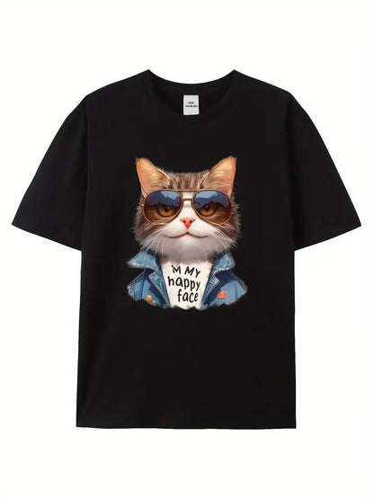 Men's Printed Short-sleeved T-shirt FitiqueFit