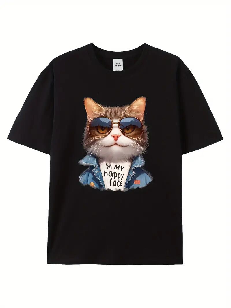 Men's Printed Short-sleeved T-shirt FitiqueFit