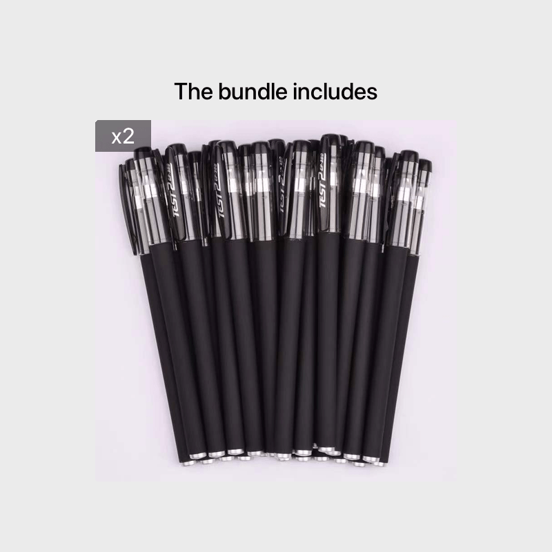 10-Piece Gel Pen Set - Perfect For Students, Exams, Office & School - Red, Black, Water & Carbon Pens! - For Students & Office Workers - Everyday Writing & Note-Taking - Great Gift for Back to School & Graduation NovaCart