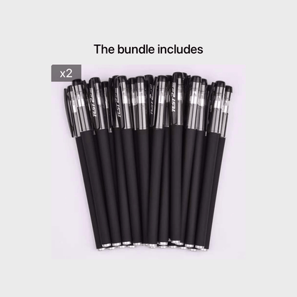 10-Piece Gel Pen Set - Perfect For Students, Exams, Office & School - Red, Black, Water & Carbon Pens! - For Students & Office Workers - Everyday Writing & Note-Taking - Great Gift for Back to School & Graduation NovaCart