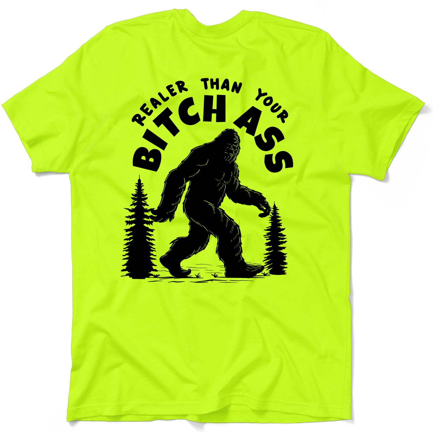 Realer Than You - Safety Yellow T-Shirt Armed American Supply
