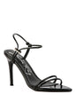 HIGH PORCH DRAWSTRING BAND HIGH HEELED SANDAL See size chart under “more details” The Fashion Celestial
