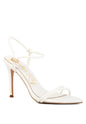 HIGH PORCH DRAWSTRING BAND HIGH HEELED SANDAL See size chart under “more details” The Fashion Celestial