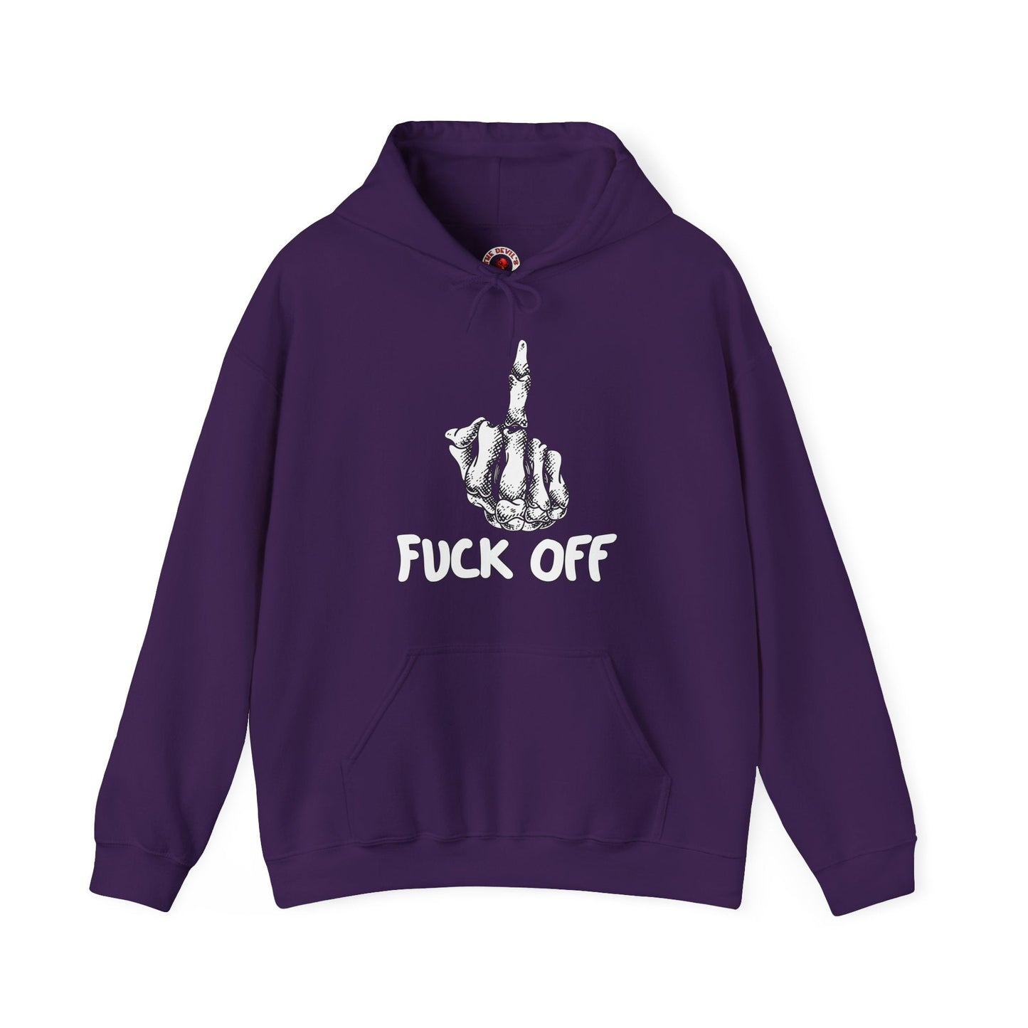 Fuck Off Finger Hooded Sweatshirt The Devil's Pickle
