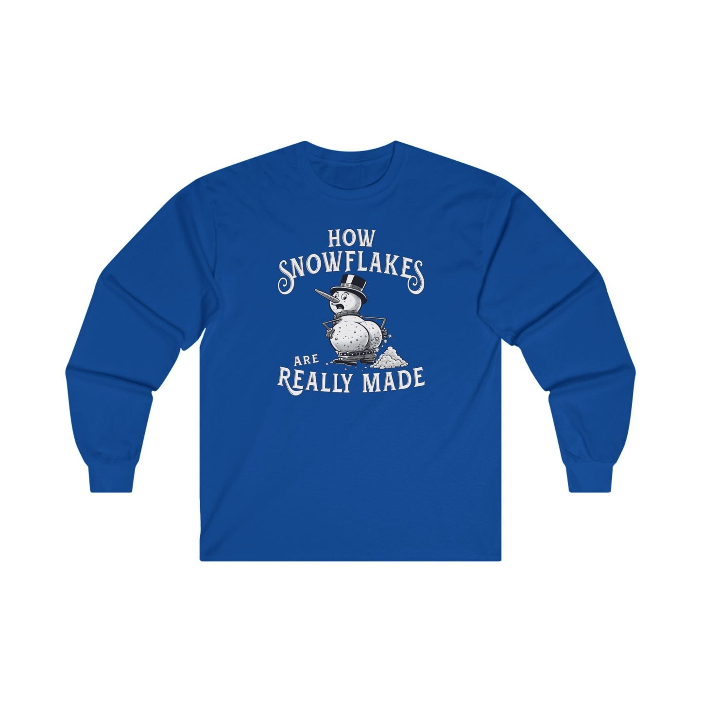 How Snowflakes Are Really Made Long Sleeve Tee The Devil's Pickle