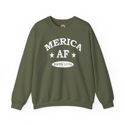 Merica AF Crewneck Sweatshirt The Devil's Pickle