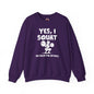 Yes, I Squat Crewneck Sweatshirt The Devil's Pickle