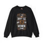 I Like My Whiskey Old and My Women Young Crewneck Sweatshirt The Devil's Pickle