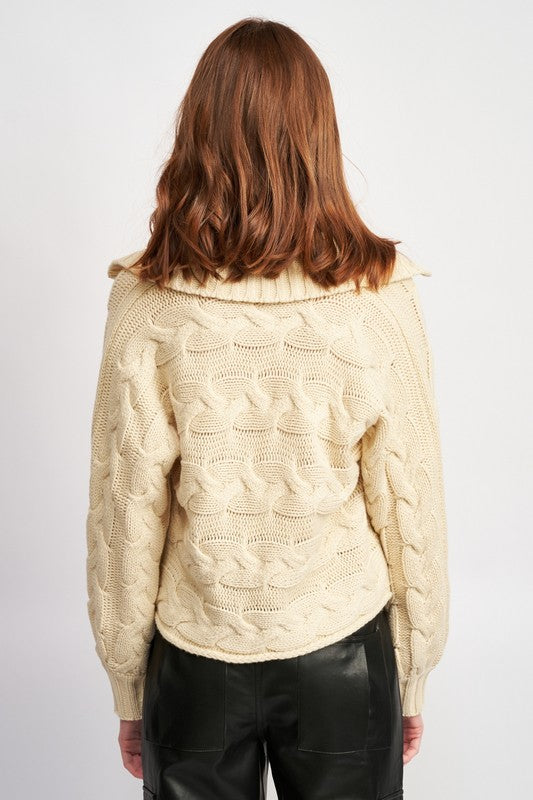 LONG SLEEVE COLLARED SWEATER Shop Style & More | Fresh Looks, Everyday Deals & Free Shipping