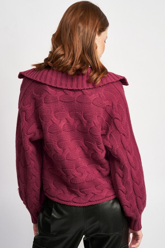 LONG SLEEVE COLLARED SWEATER Shop Style & More | Fresh Looks, Everyday Deals & Free Shipping