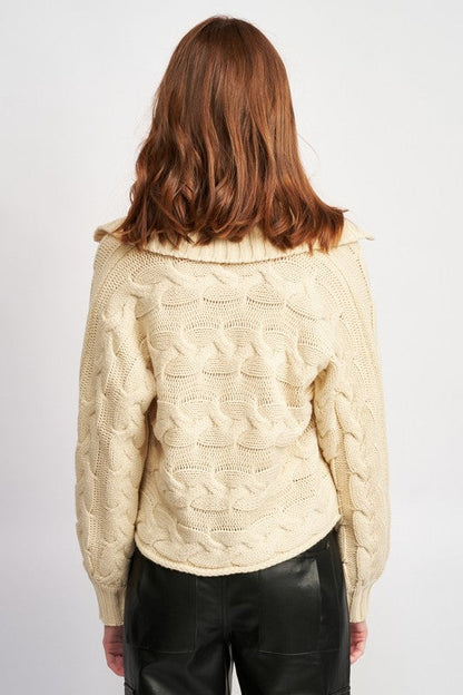 LONG SLEEVE COLLARED SWEATER Shop Style & More | Fresh Looks, Everyday Deals & Free Shipping