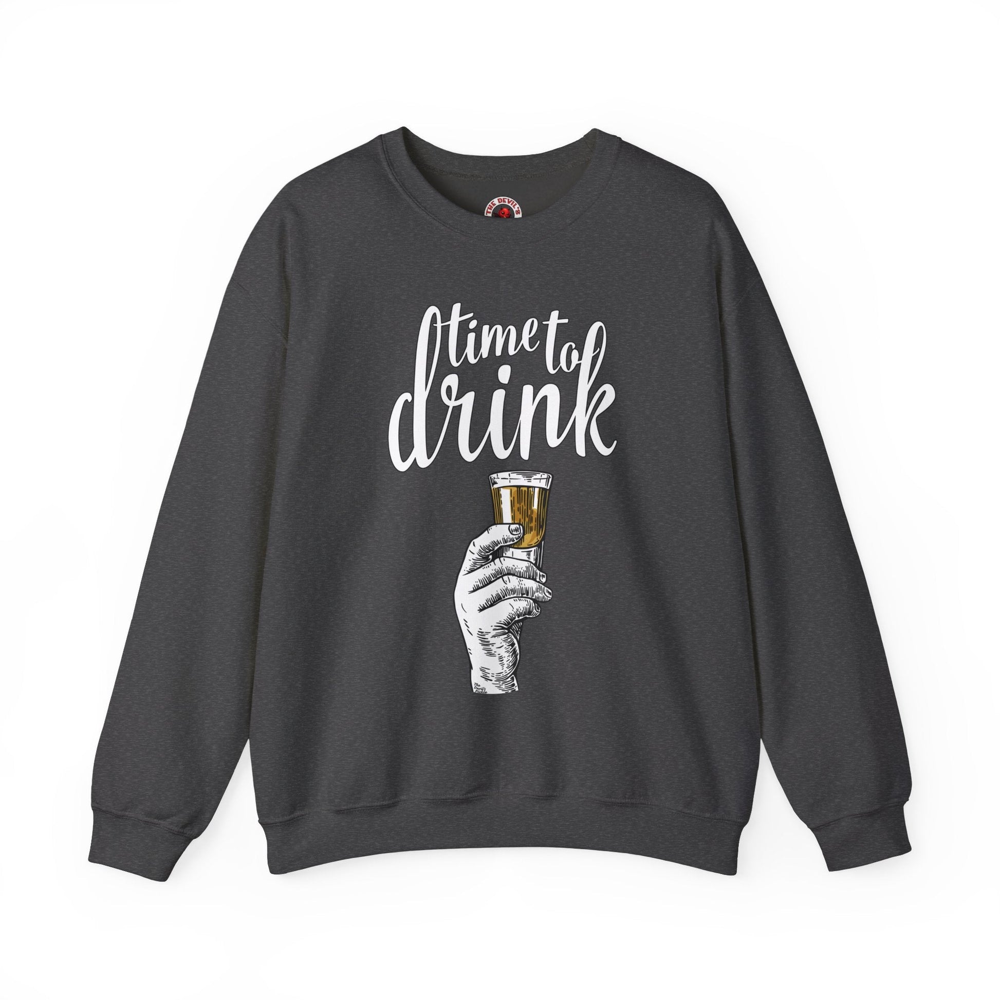 Time To Drink Crewneck Sweatshirt The Devil's Pickle