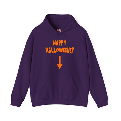 Happy Halloweener Hooded Sweatshirt The Devil's Pickle