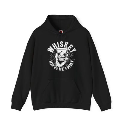 Whiskey Makes Me Frisky Hooded Sweatshirt The Devil's Pickle
