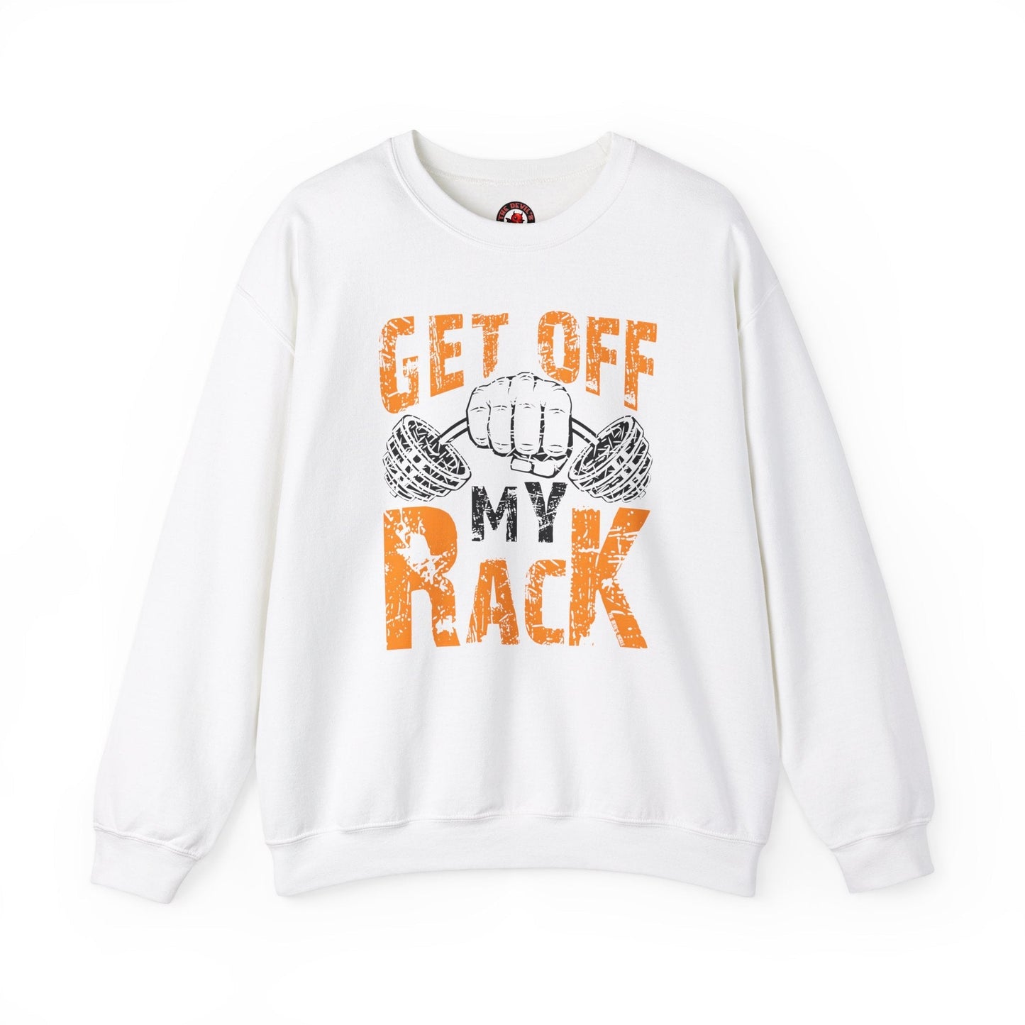 Get Off My Rack Crewneck Sweatshirt The Devil's Pickle