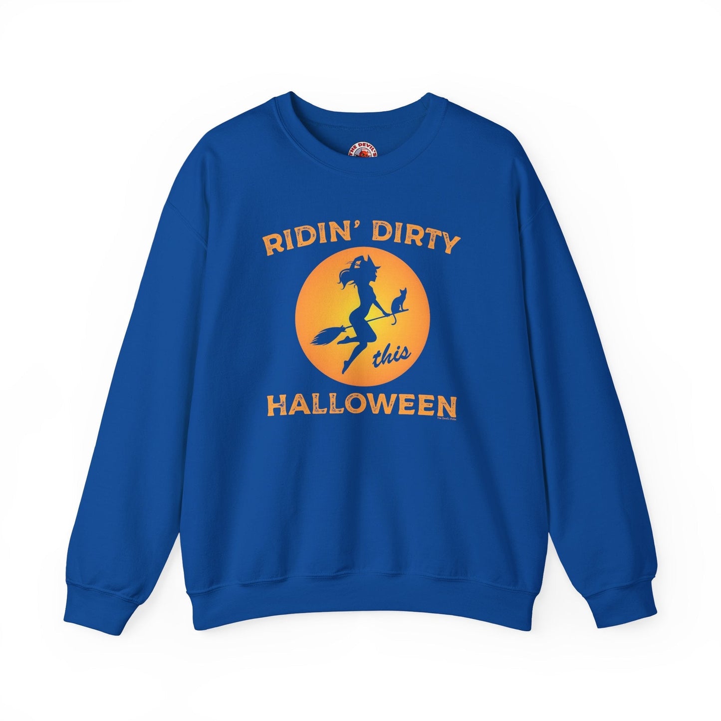 Ridin' Dirty This Halloween Crewneck Sweatshirt The Devil's Pickle