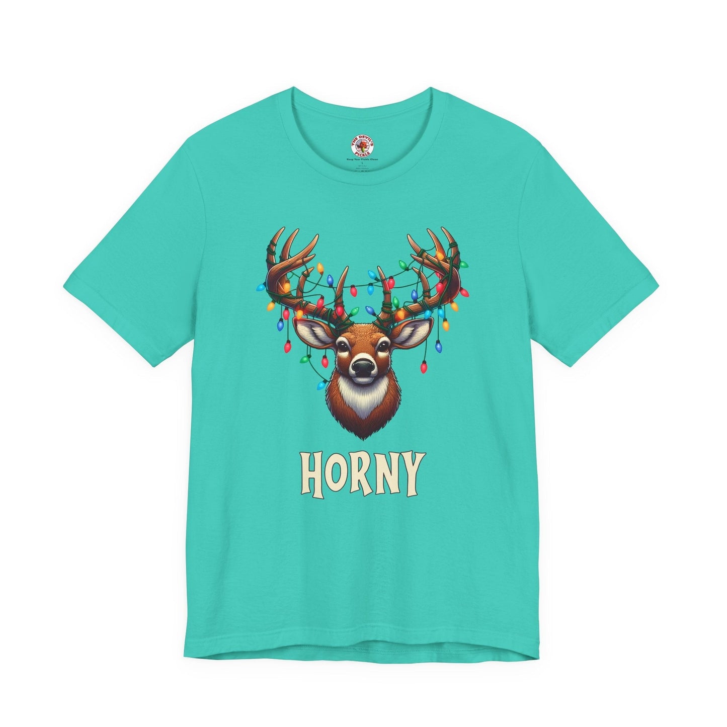 Horny Reindeer T-Shirt The Devil's Pickle
