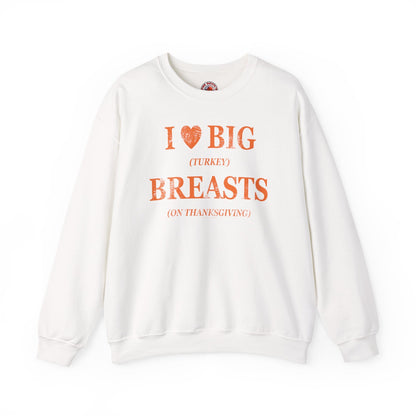 I Heart Big Breasts Crewneck Sweatshirt