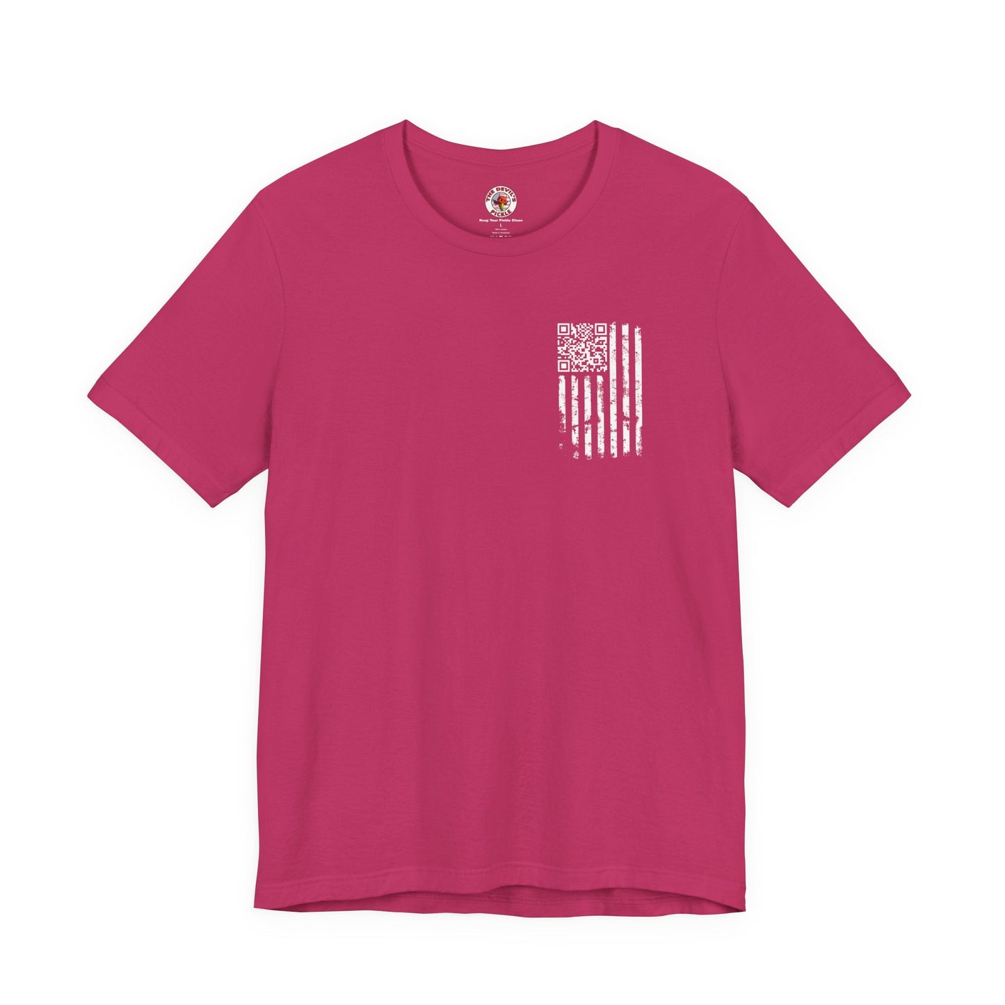 American Flag QR Code T-Shirt The Devil's Pickle
