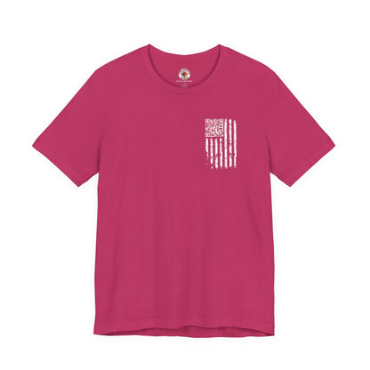 American Flag QR Code T-Shirt The Devil's Pickle