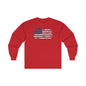 Vintage Style American Flag Long Sleeve Tee The Devil's Pickle