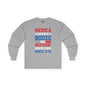 Merica Drinkin Booze And Refusin To Lose Long Sleeve Tee The Devil's Pickle