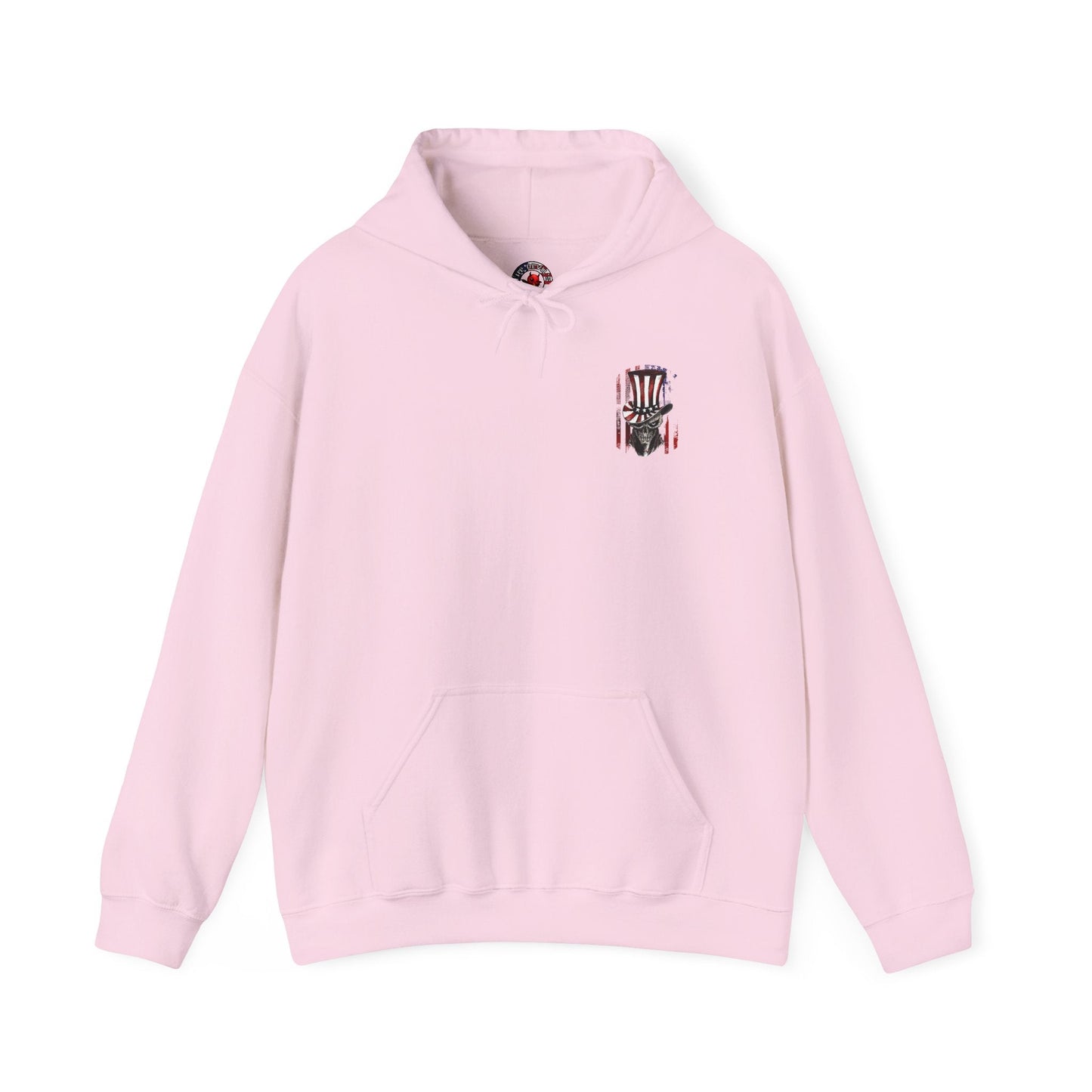 Patriotic Skull Hooded Sweatshirt The Devil's Pickle