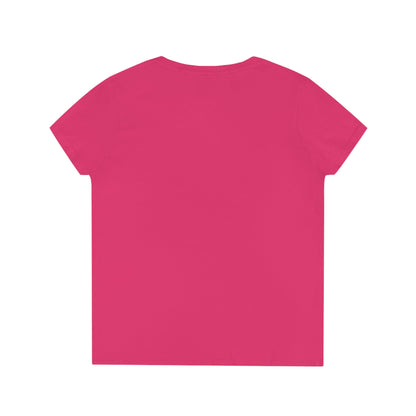 Grayceful 3 hearts Ladies' V-Neck T-Shirt Grayceful LLC