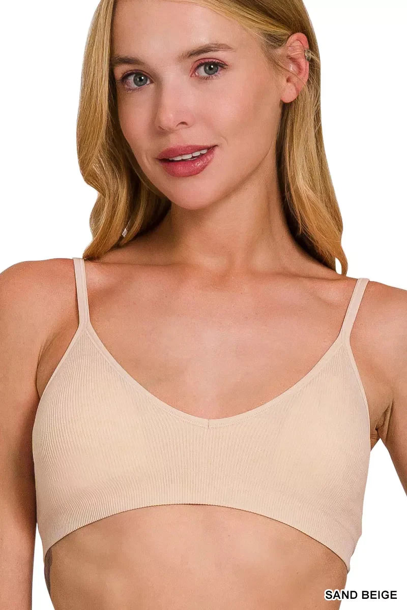 Zenana Seamless Classic Bra with Removable Bra Pads New Era Fashion LLc