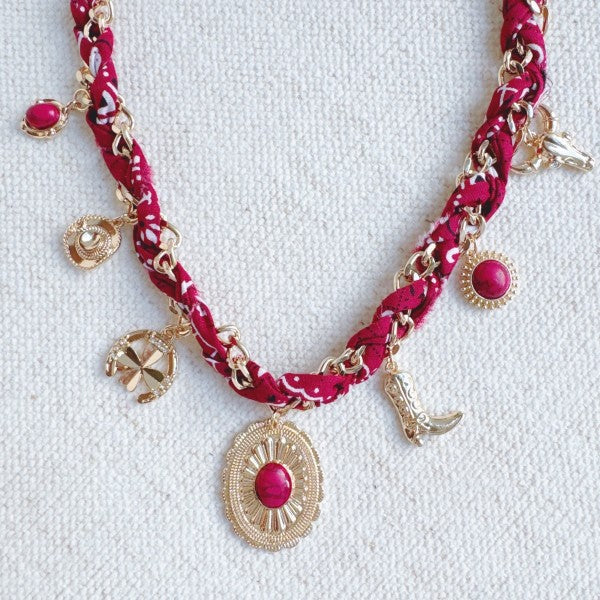 Wild West Desert Charm Scarf Necklace Shop Style & More | Fresh Looks, Everyday Deals & Free Shipping
