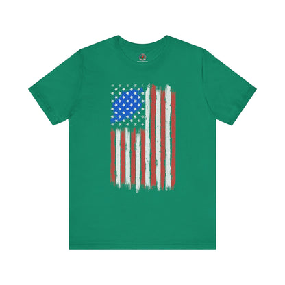 Tattered American Flag T-Shirt The Devil's Pickle