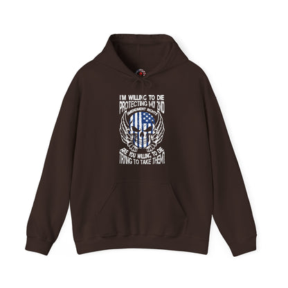 Protecting My 2nd Amendment Rights Hooded Sweatshirt The Devil's Pickle