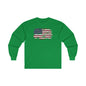 Vintage Style American Flag Long Sleeve Tee The Devil's Pickle
