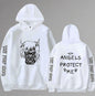 Angel and Devil Hoodie – Unisex Couple Graphic Pullover Sweatshirt FitiqueFit