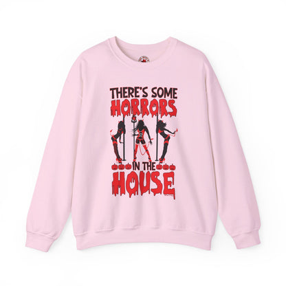 There's Some Horrors In The House Crewneck Sweatshirt The Devil's Pickle