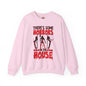 There's Some Horrors In The House Crewneck Sweatshirt The Devil's Pickle