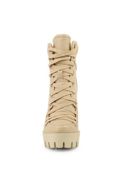 Willow Combat Boot See size chart under “more details” The Fashion Celestial