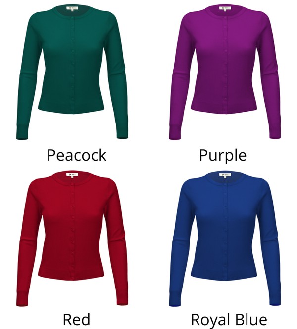 Long Sleeve Spandex Sweater Cardigan Shop Style & More | Fresh Looks, Everyday Deals & Free Shipping