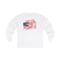 Raise It High American Flag Long Sleeve Tee