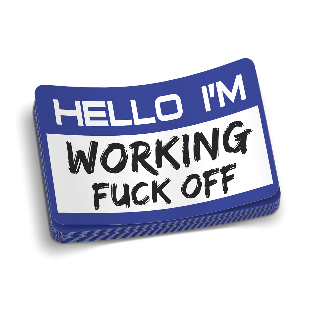 Hello Hard Hat Decal Armed American Supply