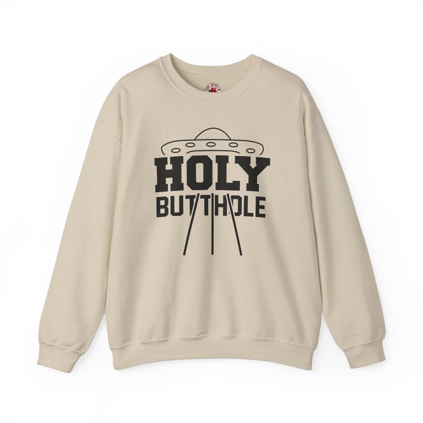 Holy Butthole Crewneck Sweatshirt The Devil's Pickle