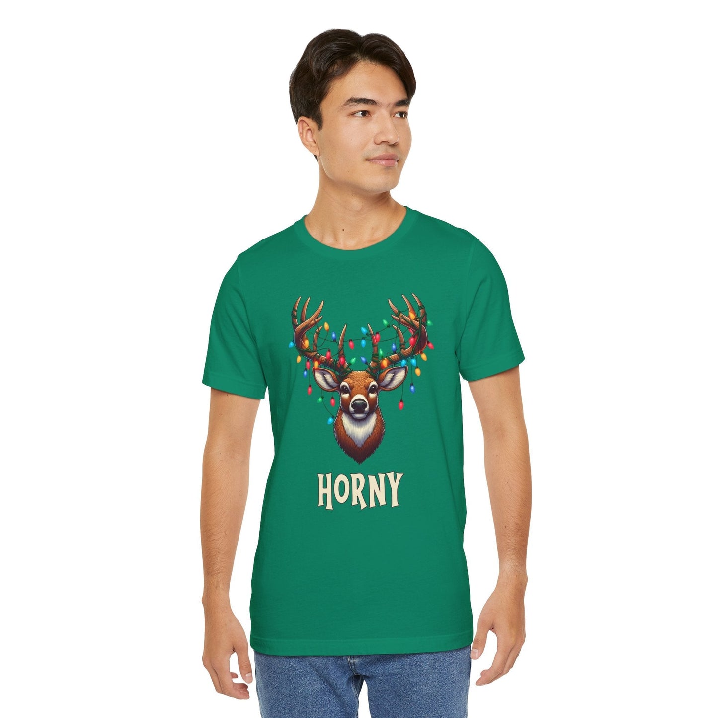 Horny Reindeer T-Shirt The Devil's Pickle