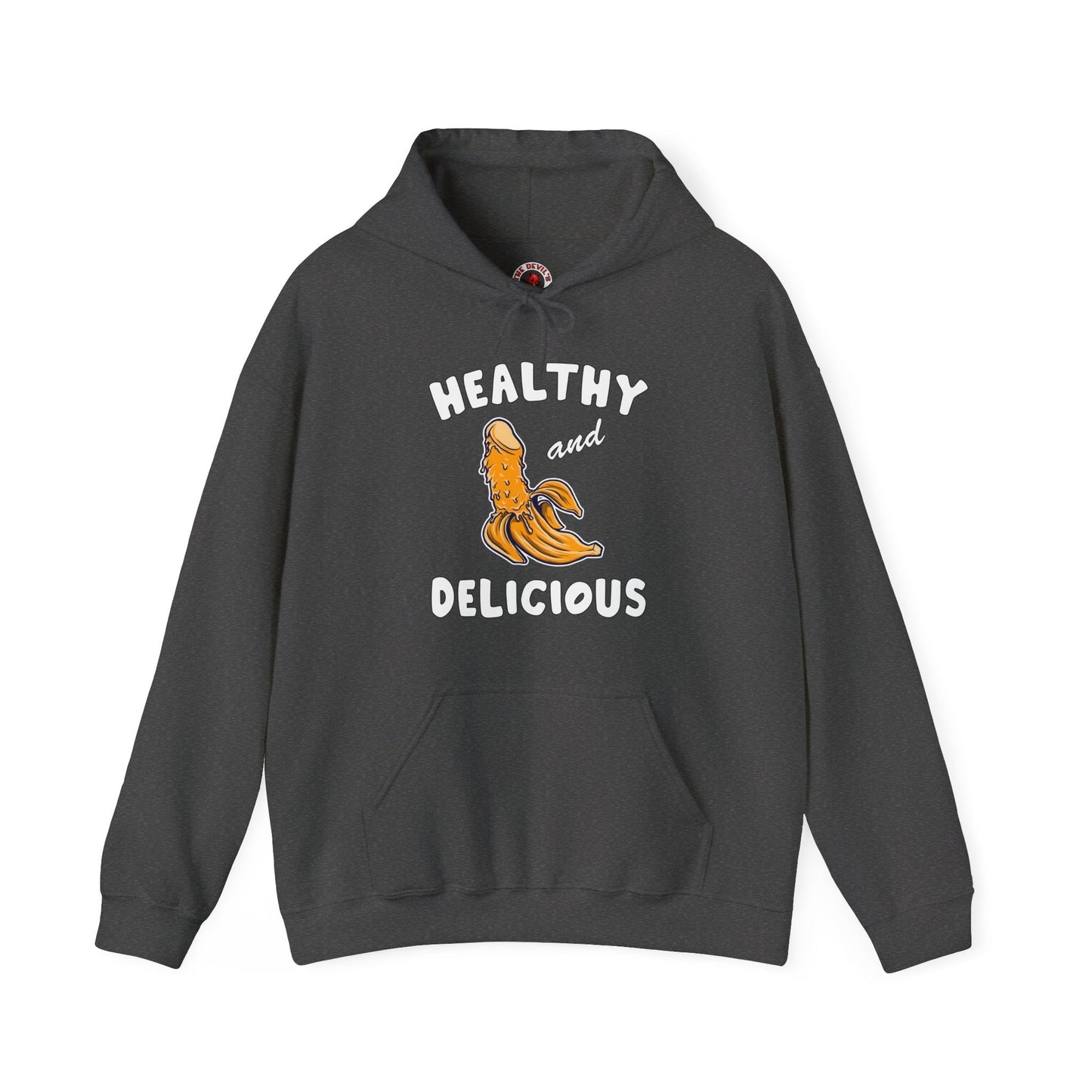 Healthy and Delicious Hooded Sweatshirt The Devil's Pickle
