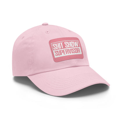 Shit Show Supervisor Hat with Leather Patch The Devil's Pickle