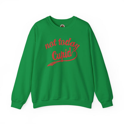 Not Today Cupid Crewneck Sweatshirt The Devil's Pickle